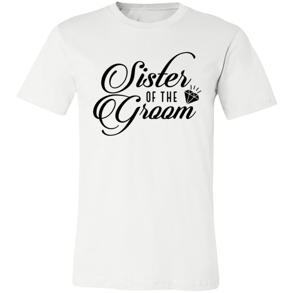 SISTER OF GROOM Unisex Jersey Short-Sleeve T-Shirt
