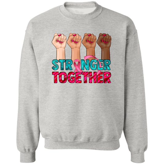 Stronger Together Unisex Crewneck Pullover Sweatshirt