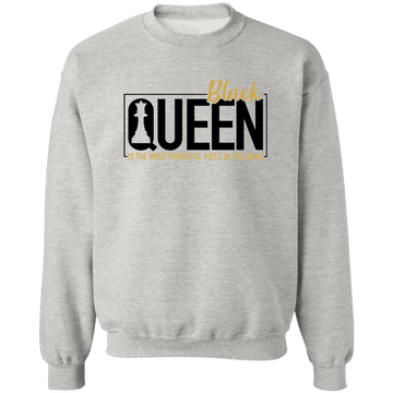 Black Queen Ladies Crewneck Pullover Sweatshirt