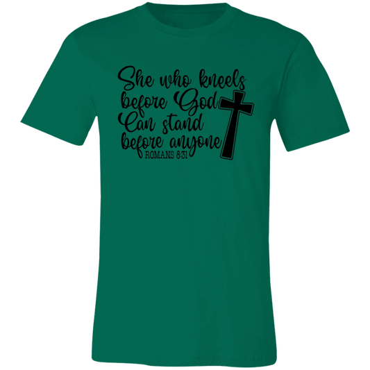 She Who Kneels Before Christ Short-Sleeve T-Shirt