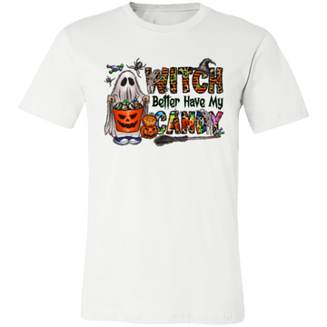 Witch Better Have Candy Ladies Jersey Short-Sleeve T-Shirt