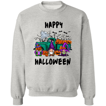 Happy Halloween Ladies Crewneck Pullover Sweatshirt