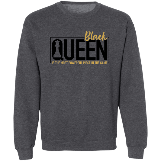 Black Queen Ladies Crewneck Pullover Sweatshirt