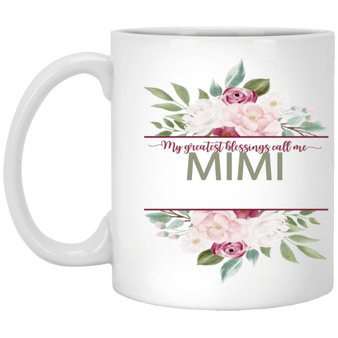 Mimi 11 oz. White Mug
