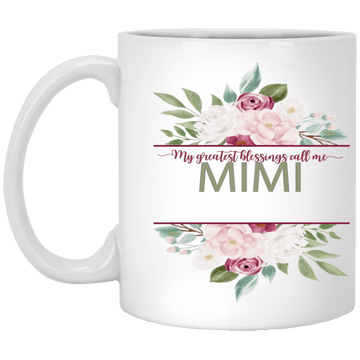 Mimi 11 oz. White Mug