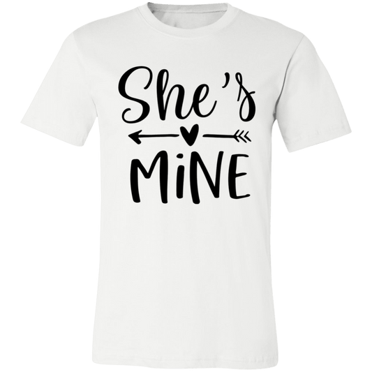 She's Mine Unisex Jersey Short-Sleeve T-Shirt