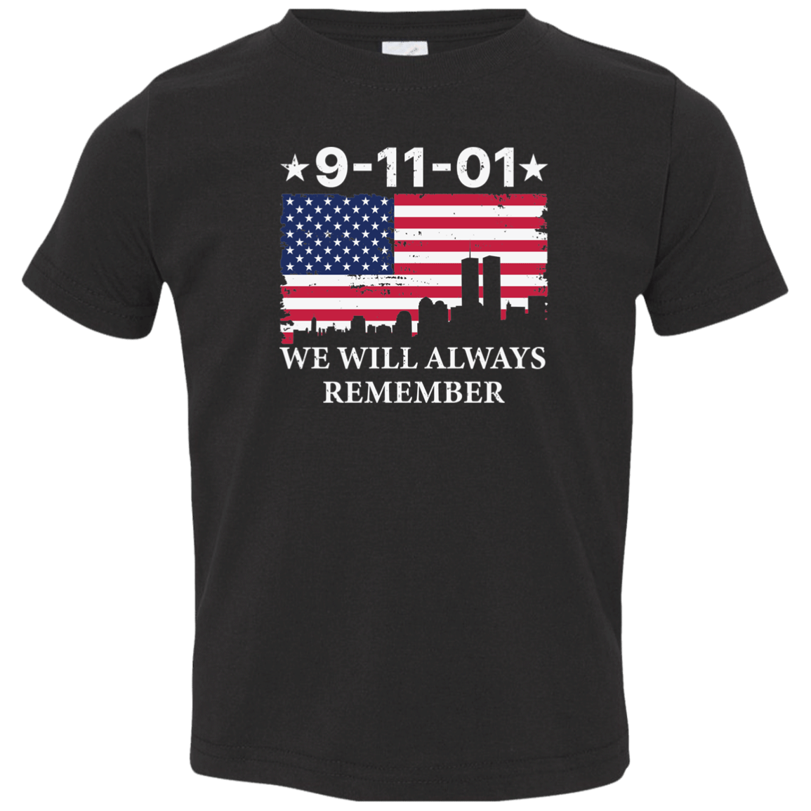 911 Remember Toddler Jersey T-Shirt