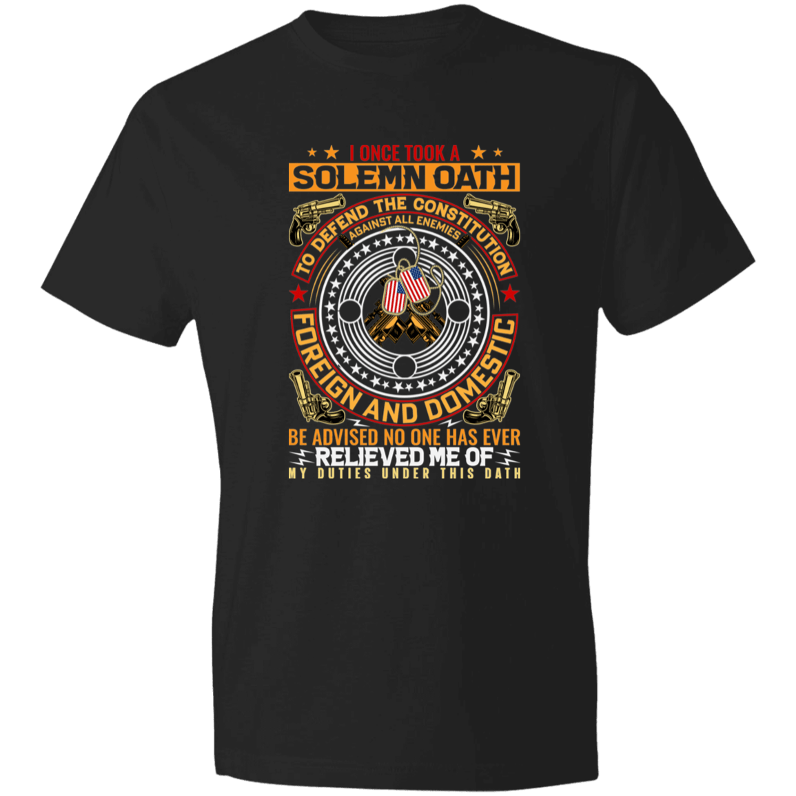 solemn Oath Men's Lightweight T-Shirt 4.5 oz