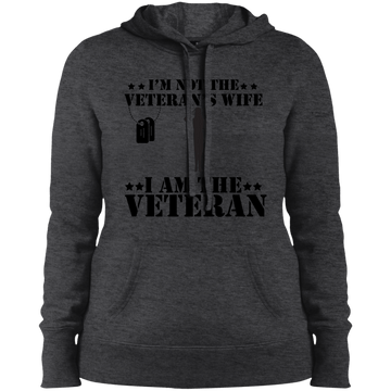 I am The Veteran Ladies' Pullover Hooded Sweatshirt