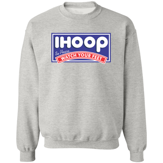IHOOP FEET Crewneck Pullover Sweatshirt