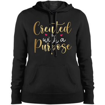 Created with a purpose Ladies' Pullover Hooded Sweatshirt