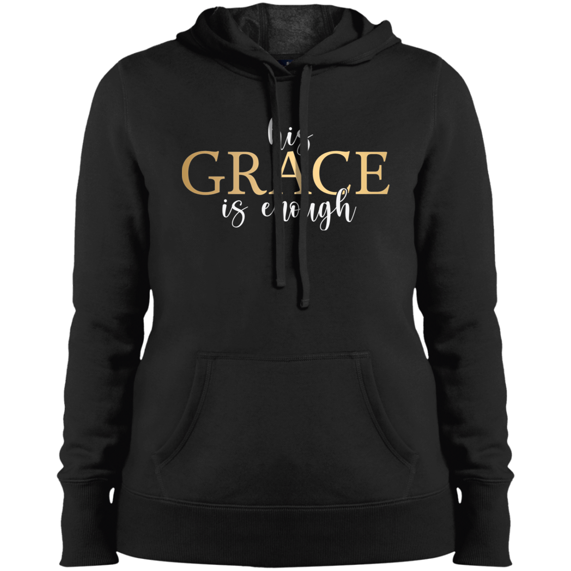 Grace is enough Ladies' Pullover Hooded Sweatshirt