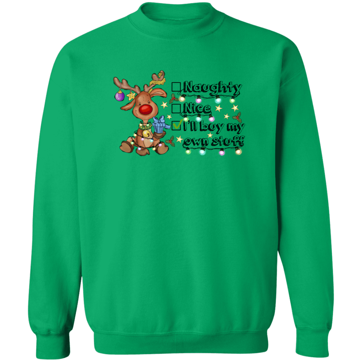 Christmas Animal Crewneck Pullover Sweatshirt