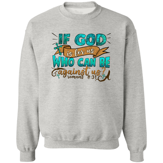 God is for Us Unisex Crewneck Pullover Sweatshirt