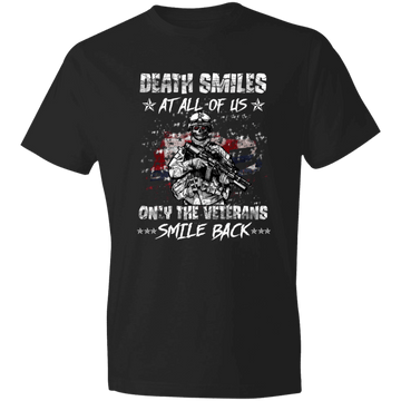 Veteran's Smile Back Men's Lightweight T-Shirt 4.5 oz