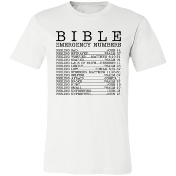 Bible Emergency Numbers Short-Sleeve T-Shirt