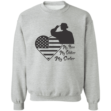 My Hero Sister Ladies Crewneck Pullover Sweatshirt