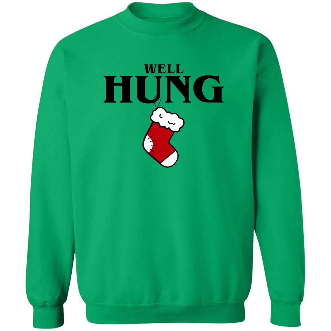 Well Hung Crewneck Pullover Sweatshirt