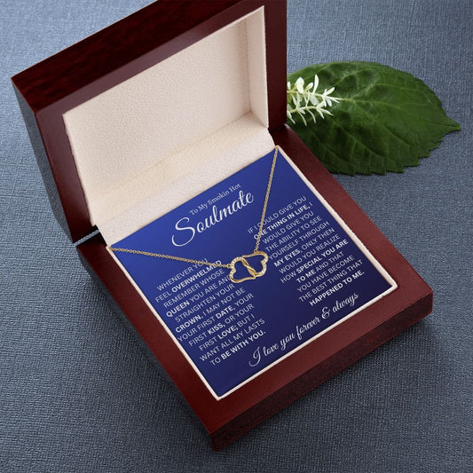 To My Smokin Hot Soulmate- Everlasting Love Necklace