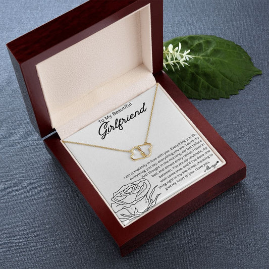 To My Beautiful Girlfriend - Everlasting Love Necklace