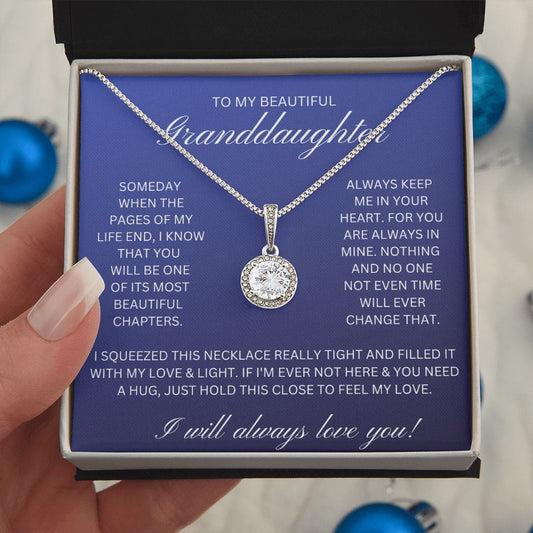 To My Beautiful Granddaughter - Eternal Hope Necklace