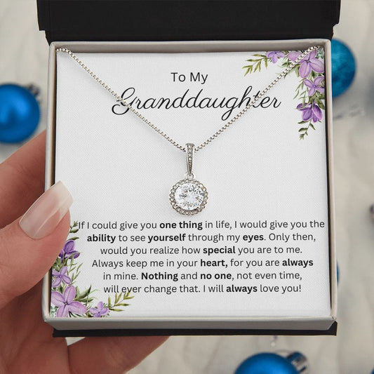 To My Granddaughter - Eternal Hope Necklace