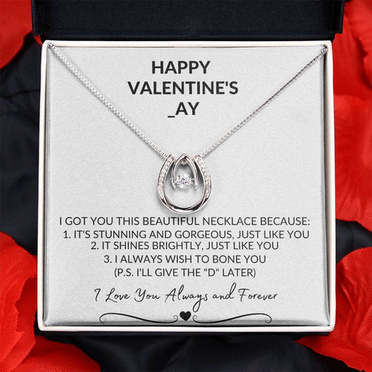 HAPPYVALENTINE'S_AY - LUCKY IN LOVE NECKLACE