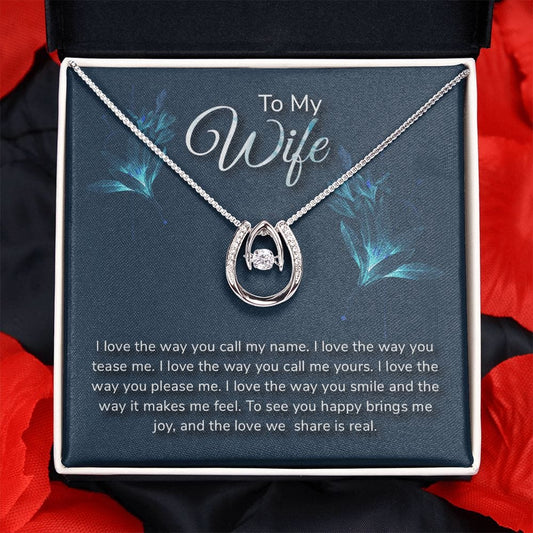 To My Wife * Lucky in Love Necklace
