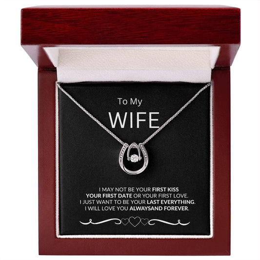 To My Wife - Lucky in Love Necklace