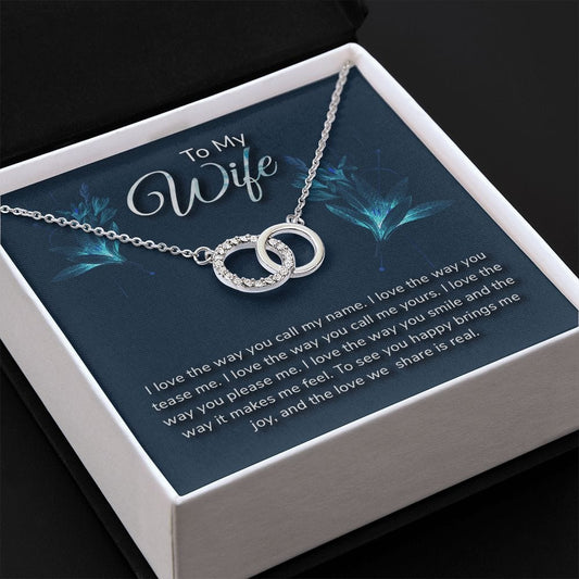To My Wife - Perfect Pair Necklace