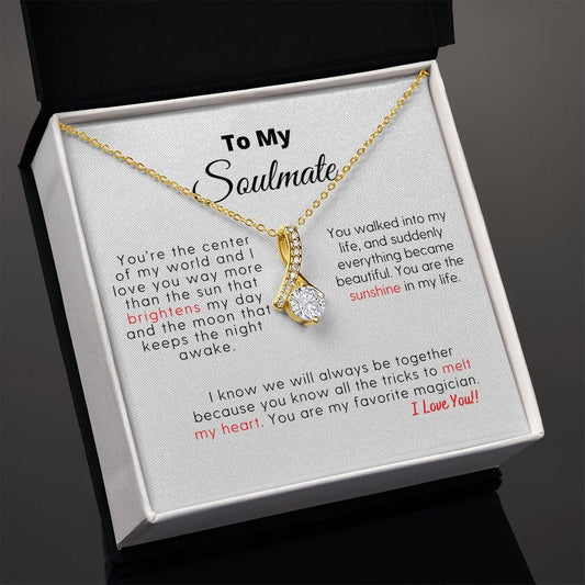 To My Soulmate- Alluring Beauty Necklace