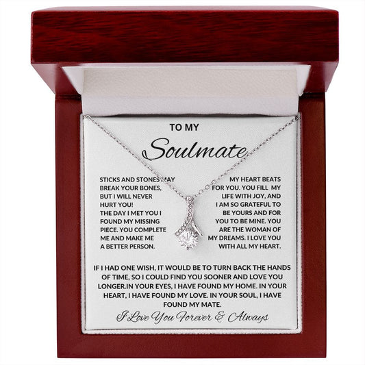 To My Soulmate - Alluring Beauty Necklace