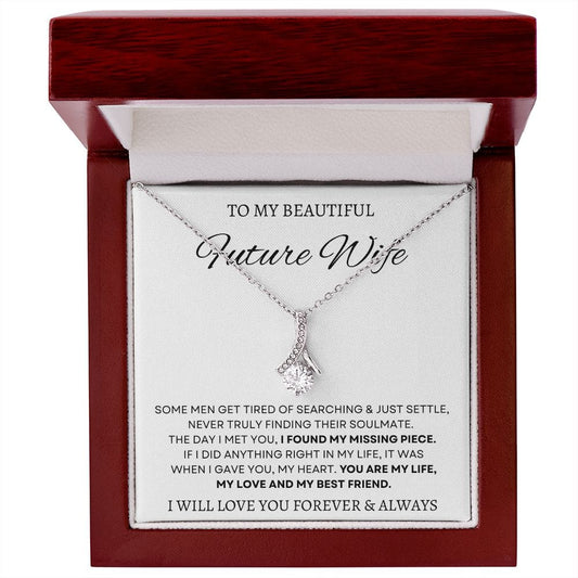To My Beautiful Future Wife - Alluring Beauty Necklace