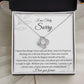 I am Truly Sorry - Love Knot Necklace