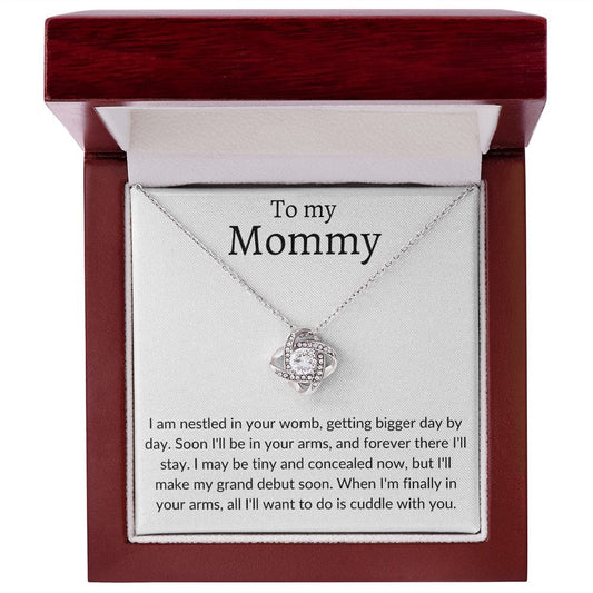 To My Mommy- Love Knot Necklace