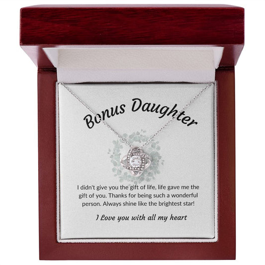 Bonus Daughter Love Knot Necklace