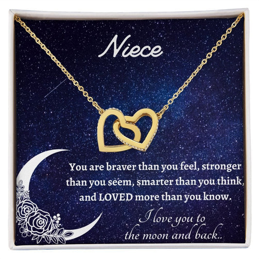 Niece - Interlocking Hearts Necklace