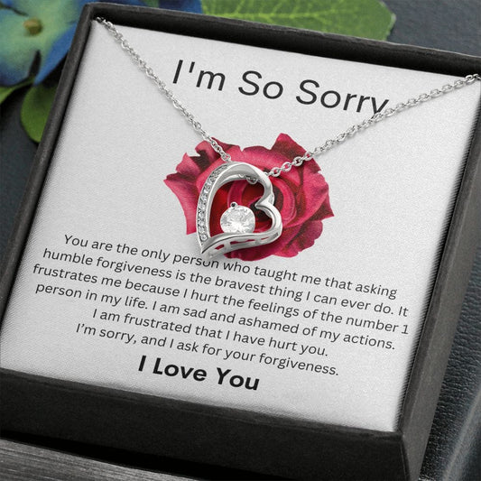 I'm So Sorry - Forever Love Necklace