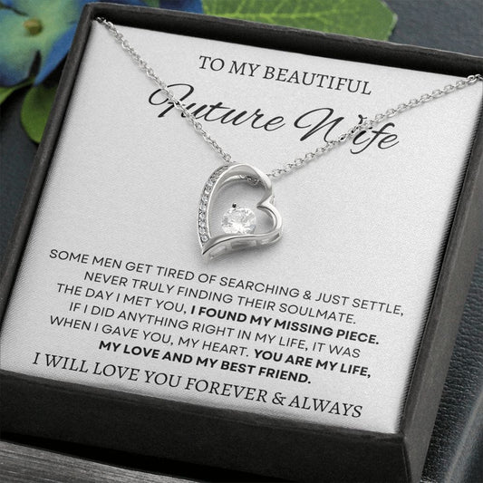To My Beautiful Future Wife - Forever love Necklace
