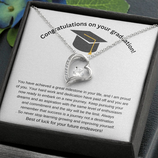 Congratulations on your Graduation - Forever Love Necklace
