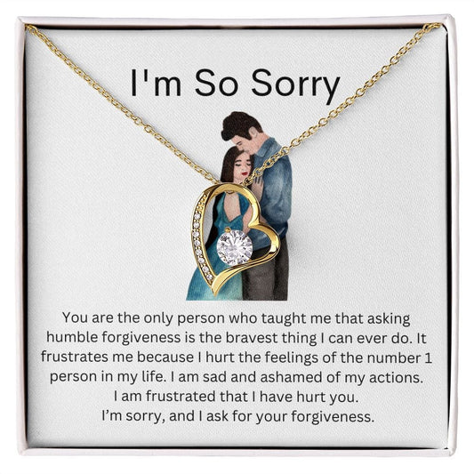 I'm So Sorry - Forever Love Necklace